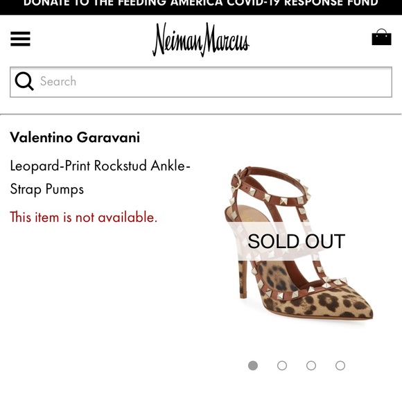 Valentino
Leopard-Print Rockstud Ankle-Strap Pumps - Picture 2 of 10
